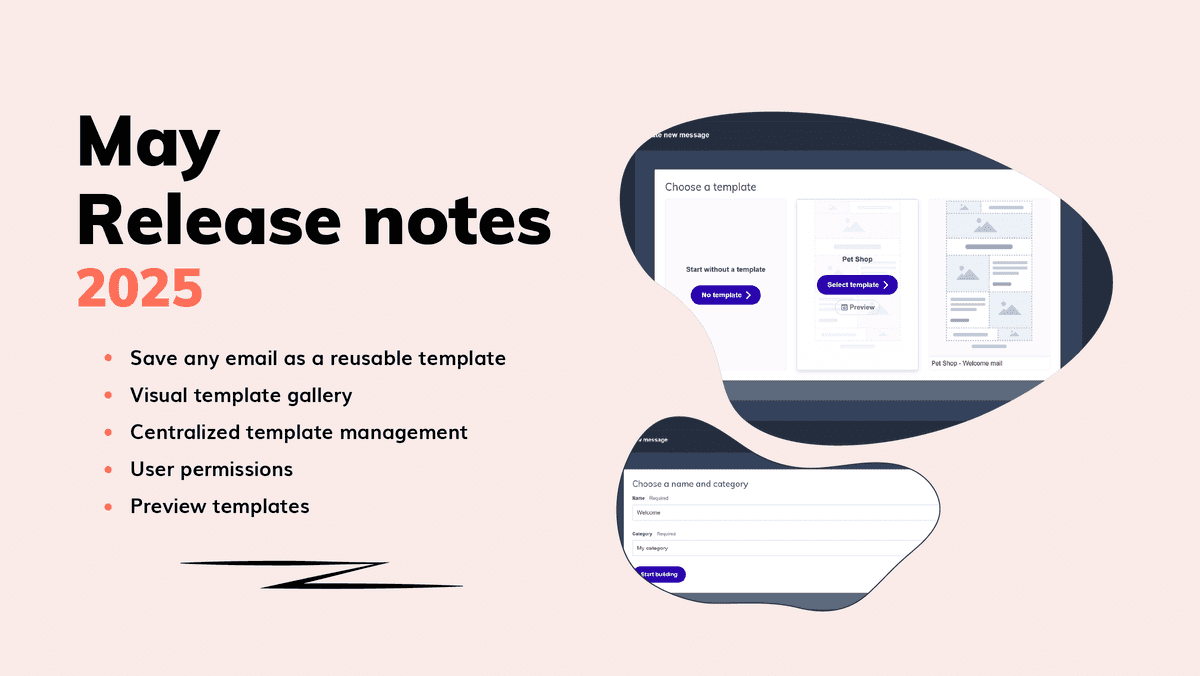 Flexmail’s mei updates: Bespaar tijd met e-mailtemplates Flexmail’s mei updates: Bespaar tijd met e-mailtemplates