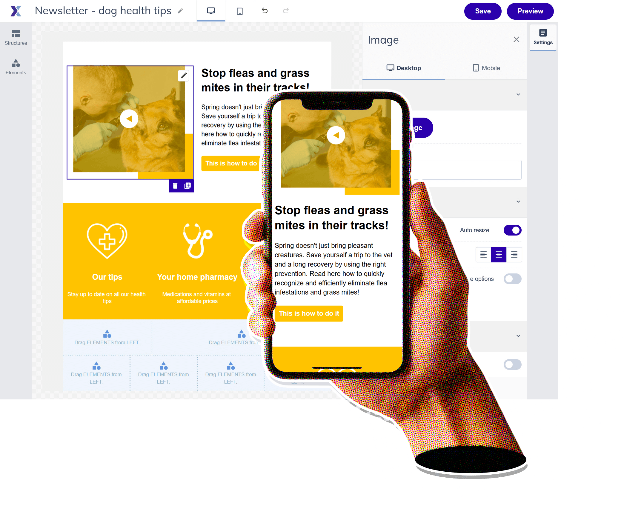 Flexmail builder