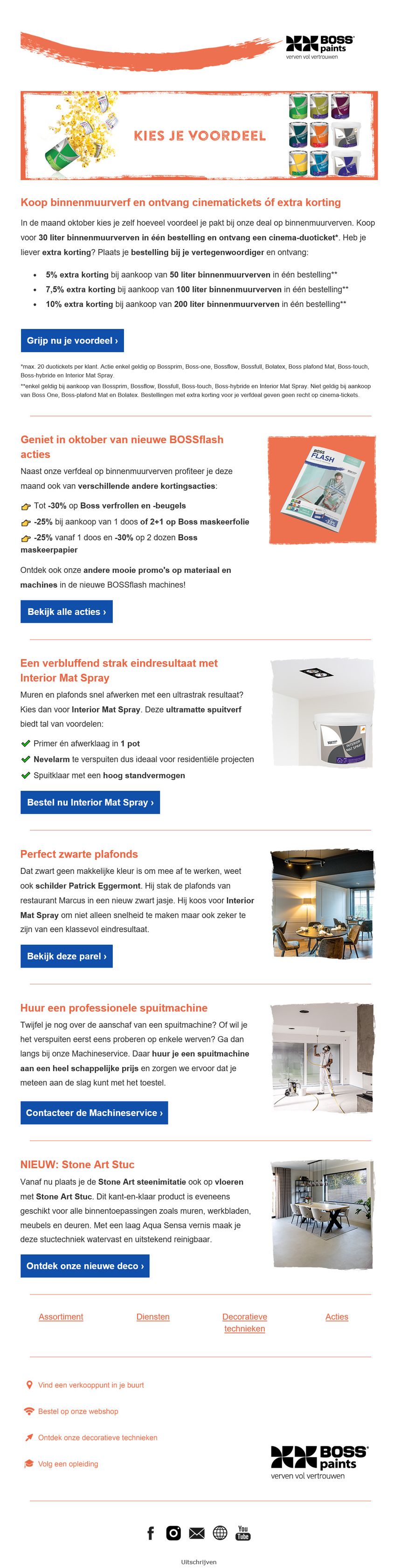 Onderwerp: Ontdek onze actie op binnenmuren Onderwerp: Ontdek onze actie op binnenmuren