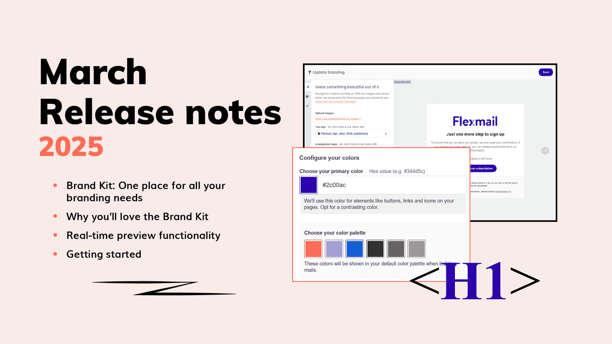 Maart 2025 release notes: ontdek de Brand Kit Maart 2025 release notes: ontdek de Brand Kit