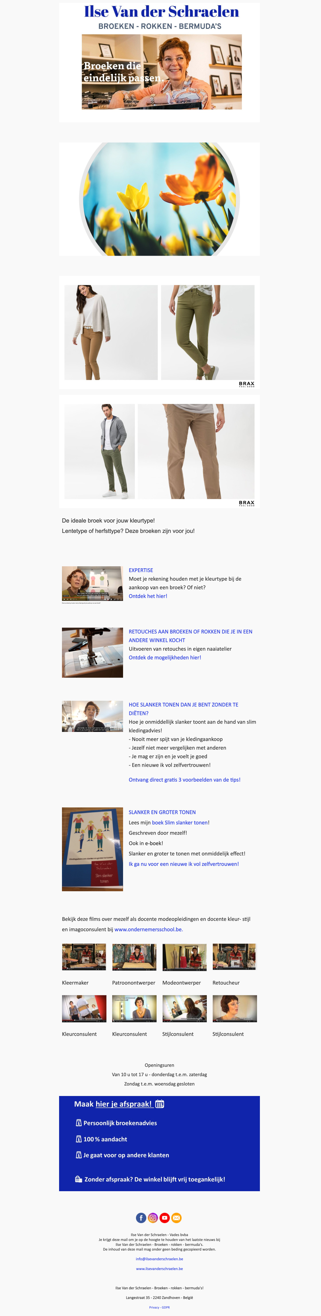 Nieuwsbrief - Warm kleurtype Nieuwsbrief - Warm kleurtype