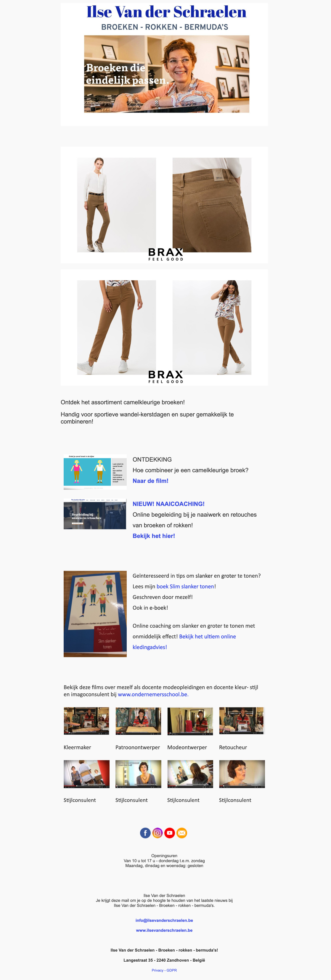 Nieuwsbrief - Camel broek Nieuwsbrief - Camel broek