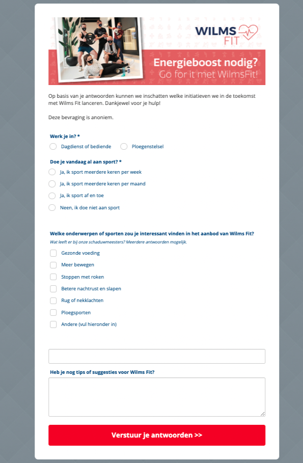 Team Wilms formulier – Wilms Fit Team Wilms formulier – Wilms Fit